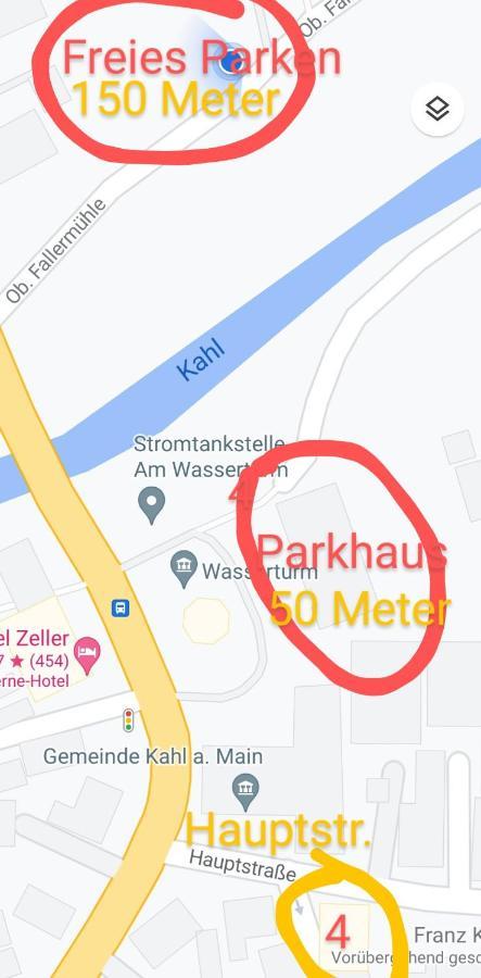 Apartments & Moeblierte Zimmer In Kahl Am Main, Kontaktloser Self Check-In, W-Lan, Schreibtisch, Duschbad, Kuechenzeile, Pkw-Plaetze Экстерьер фото
